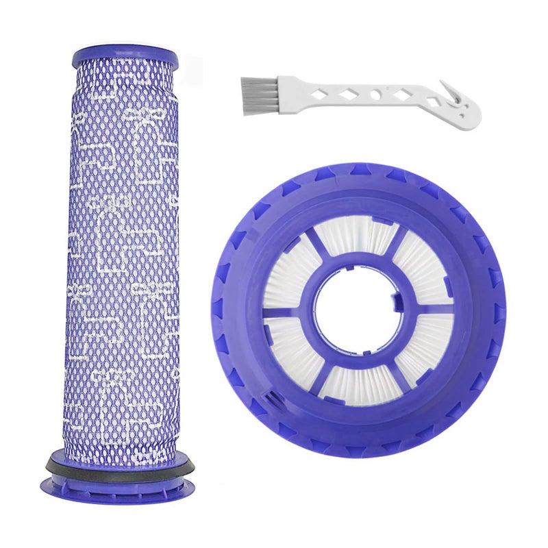 Lemige Vacuum Filters Replacement Parts for Dyson DC41 DC65 DC66 UP13 UP20 UP30 Animal, Multi Floor and Ball Animal 2 Aniaml 3 Vacuums, Part 920769-01&920640-01, 1 Pack Post Filter & 1 Pack Pre Filter - Image 1